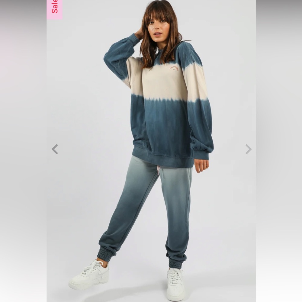 THE UPSIDE | DIP DYE AURELIE SWEATSHIRT Ombre Size XS NWT.$189.99